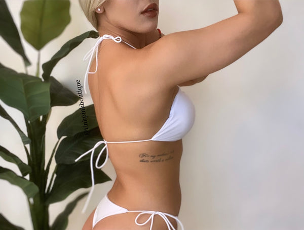 Thong White Swimsuit