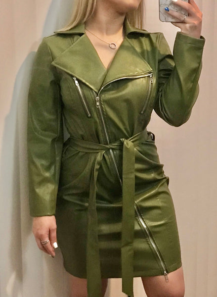 Olive Green Jacket/Dress