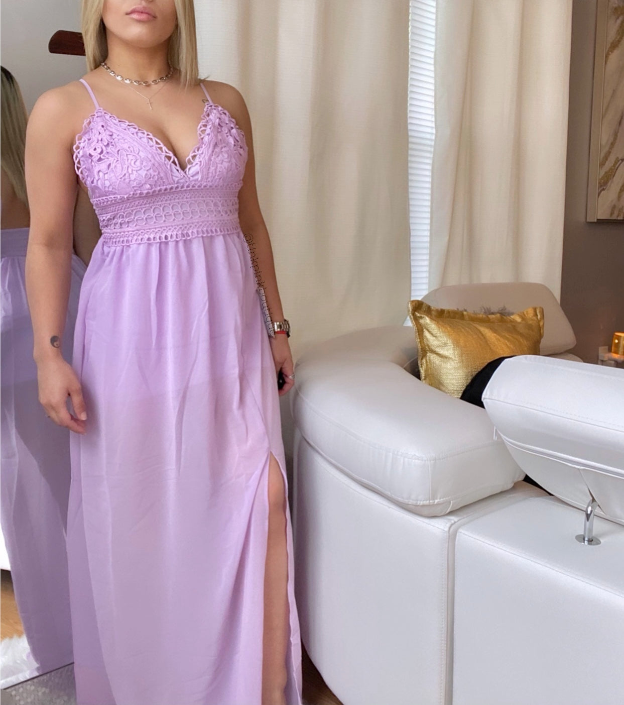 Lilac Maxi Dress