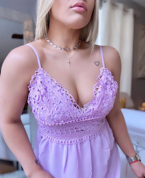 Lilac Maxi Dress